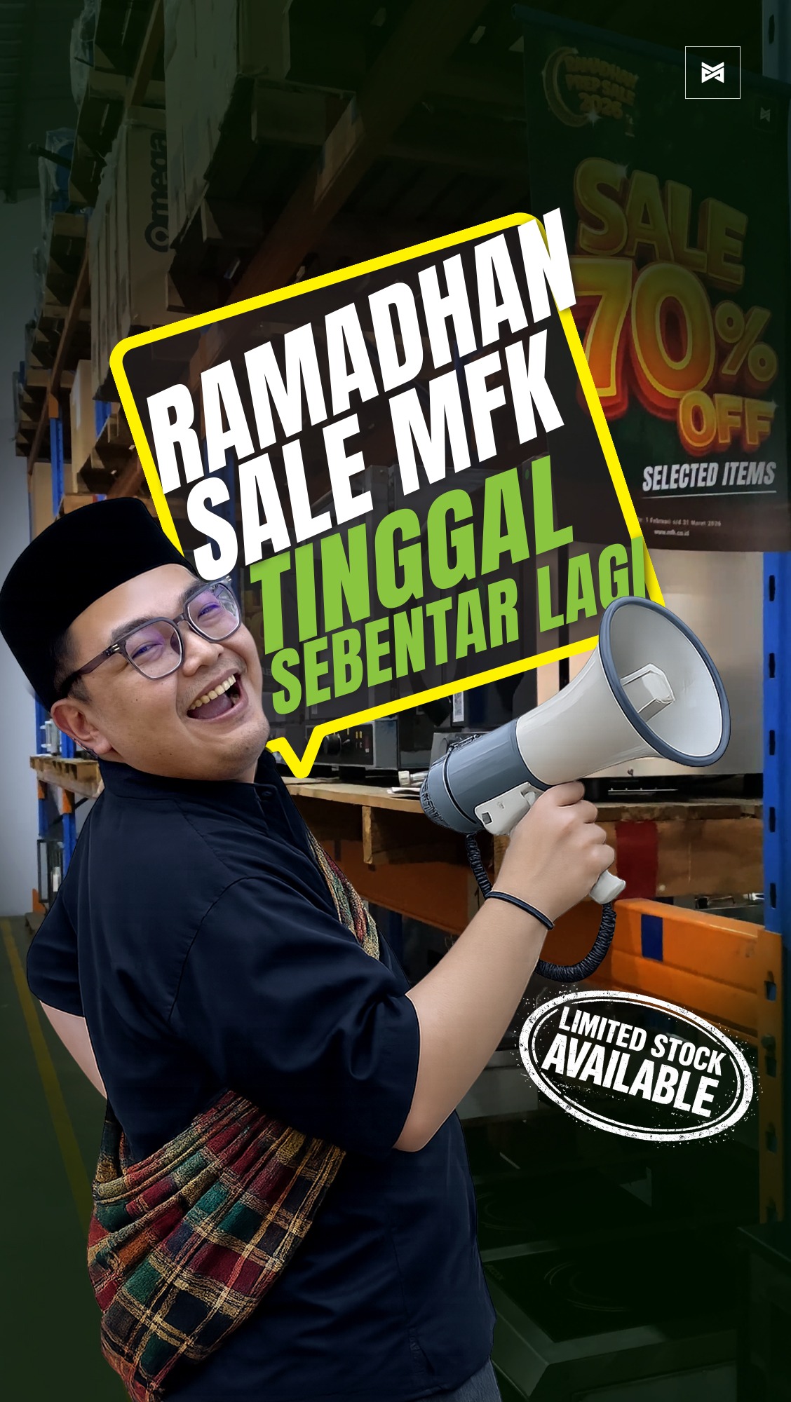 RAMADHAN PRE SALE MASIH ADA!
Diskon sampai 70% masih ada sampai akhir Maret.
Ramadhan Prep Sale 2026 bisa kamu sapatkan langsung di:
📍 Jakarta
📍 Surabaya
📍 Bali
✔ Harga mulai 100 ribuan
✔ UMKM friendly sampai heavy duty
✔ Stok terbatas
Jadi, tunggu apa lagi?
DM sekarang untuk info lokasi & produk promo.