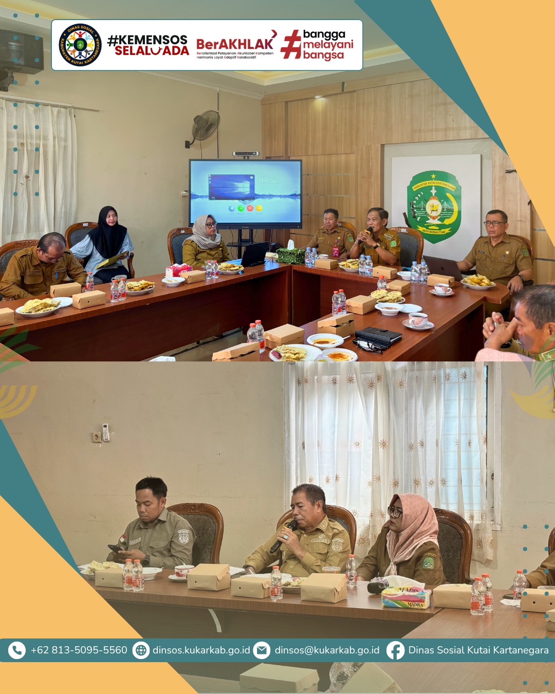 LOA KULU, 7 April 2026 – Dinas Sosial Kabupaten Kutai Kartanegara kembali melaksanakan Sosialisasi Keputusan Menteri Sosial Nomor 3/HUK/2026 tentang Penetapan Bantuan Iuran Jaminan Kesehatan (PBI‑JK). Kegiatan berlangsung di Aula Serba Guna Kecamatan Loa Kulu dan dihadiri oleh Camat Loa Kulu, Sekretaris Camat, para Kasi Kesra, serta tim Puskesos Kecamatan Loa Kulu.
.
.
.
.
.
Selengkapnya di : https://dinsos.kukarkab.go.id/index.php/2026/04/08/sekretaris-dinsos-kukar-tekankan-pemanfaatan-siks-ng-dalam-reaktivasi-pbi-jk/