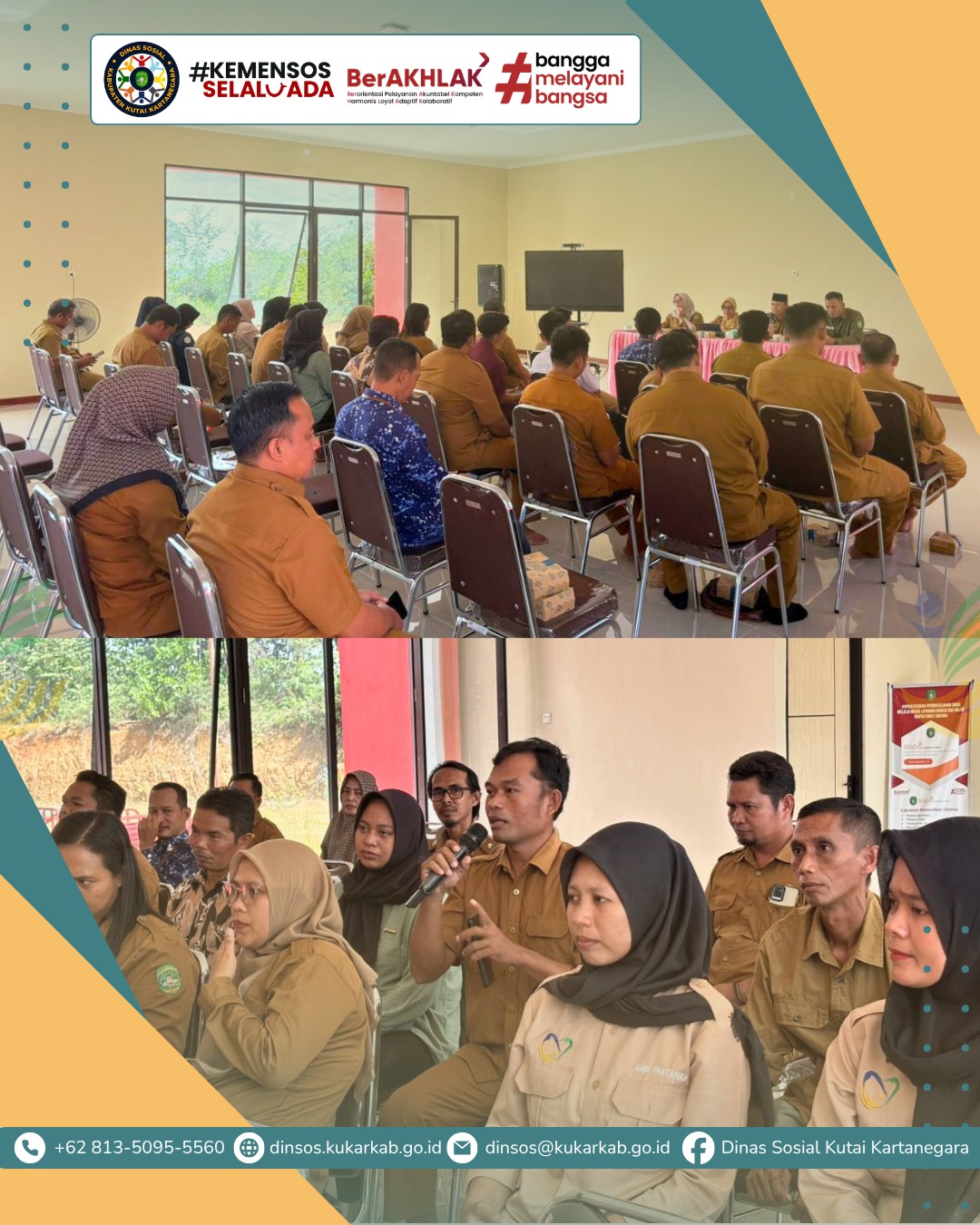 KOTA BANGUN DARAT, 12 Mei 2026 – Dinas Sosial Kabupaten Kutai Kartanegara terus memperluas jangkauan pemutakhiran data jaminan kesehatan hingga ke wilayah kecamatan hasil pemekaran. Di Kecamatan Kota Bangun Darat, tercatat sebanyak 592 jiwa kepesertaan Penerima Bantuan Iuran Jaminan Kesehatan (PBI-JK) yang saat ini dalam status nonaktif oleh pemerintah pusat.
.
.
.
.
.
Selengkapnya di : https://dinsos.kukarkab.go.id/index.php/2026/05/12/dinsos-kukar-sasar-kota-bangun-darat-pastikan-592-jiwa-kembali-tercover-jaminan-kesehatan-pbi-jk/