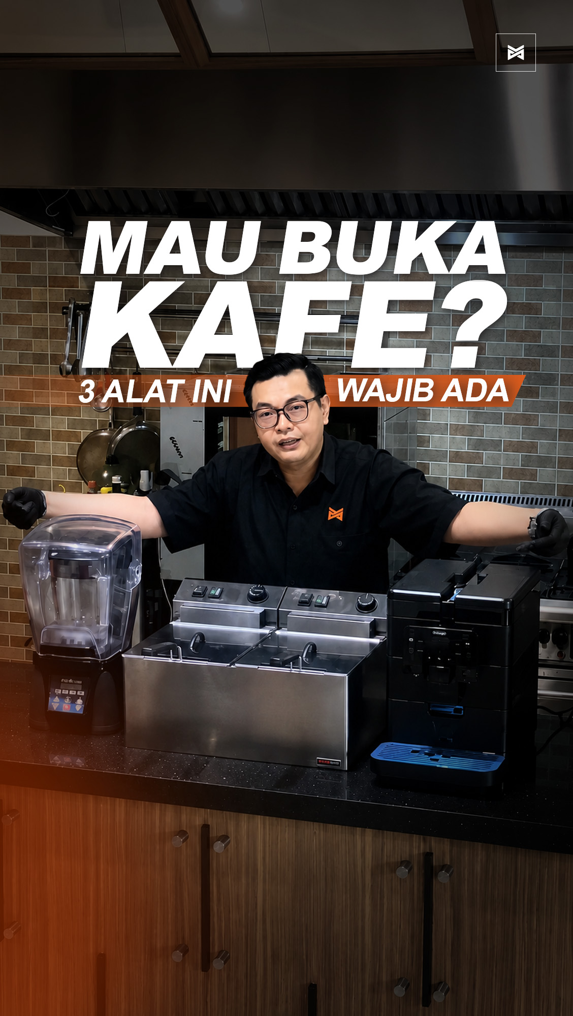 Mau buka cafe impian?
Sebelum buka cafe impianmu, pastikan 3 equipment wajib ini sudah siap. Karena operasional yang lancar dimulai dari equipment yang tepat.
Wujudkan cafe impianmu bersama MFK.