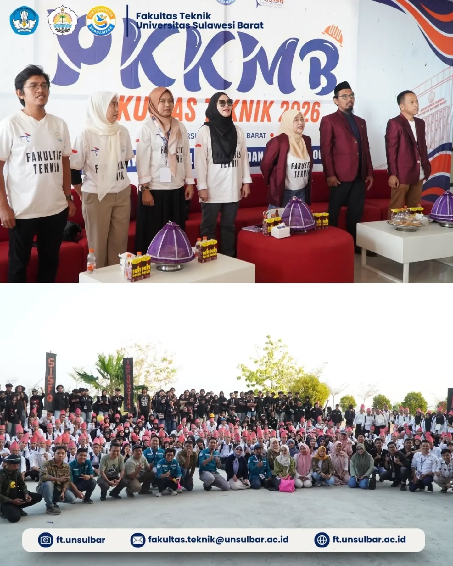 PKKMB Fakultas Teknik Unsulbar 2026 ๐โ๏ธ
Dua hari penuh semangat, pengalaman, dan cerita baru dalam PKKMB Fakultas Teknik Universitas Sulawesi Barat 2026 yang dilaksanakan pada 12โ13 Agustus 2026 di Perpustakaan Universitas Sulawesi Barat.
Selamat datang dan selamat bergabung kepada seluruh mahasiswa baru di keluarga besar Fakultas Teknik Unsulbar. Semoga langkah awal ini menjadi bekal untuk menjalani perjalanan akademik dengan semangat belajar, berprestasi, dan terus berkembang.
Selamat datang, Engineers! ๐
#pkkmbftunsulbar2026 #pkkmb2026 #fakultasteknikunsulbar #ftunsulbar #universitassulawesibarat PKKMB Fakultas Teknik Unsulbar 2026 ๐โ๏ธ
Dua hari penuh semangat, pengalaman, dan cerita baru dalam PKKMB Fakultas Teknik Universitas Sulawesi Barat 2026 yang dilaksanakan pada 12โ13 Agustus 2026 di Perpustakaan Universitas Sulawesi Barat.
Selamat datang dan selamat bergabung kepada seluruh mahasiswa baru di keluarga besar Fakultas Teknik Unsulbar. Semoga langkah awal ini menjadi bekal untuk menjalani perjalanan akademik dengan semangat belajar, berprestasi, dan terus berkembang.
Selamat datang, Engineers! ๐
#pkkmbftunsulbar2026 #pkkmb2026 #fakultasteknikunsulbar #ftunsulbar #universitassulawesibarat