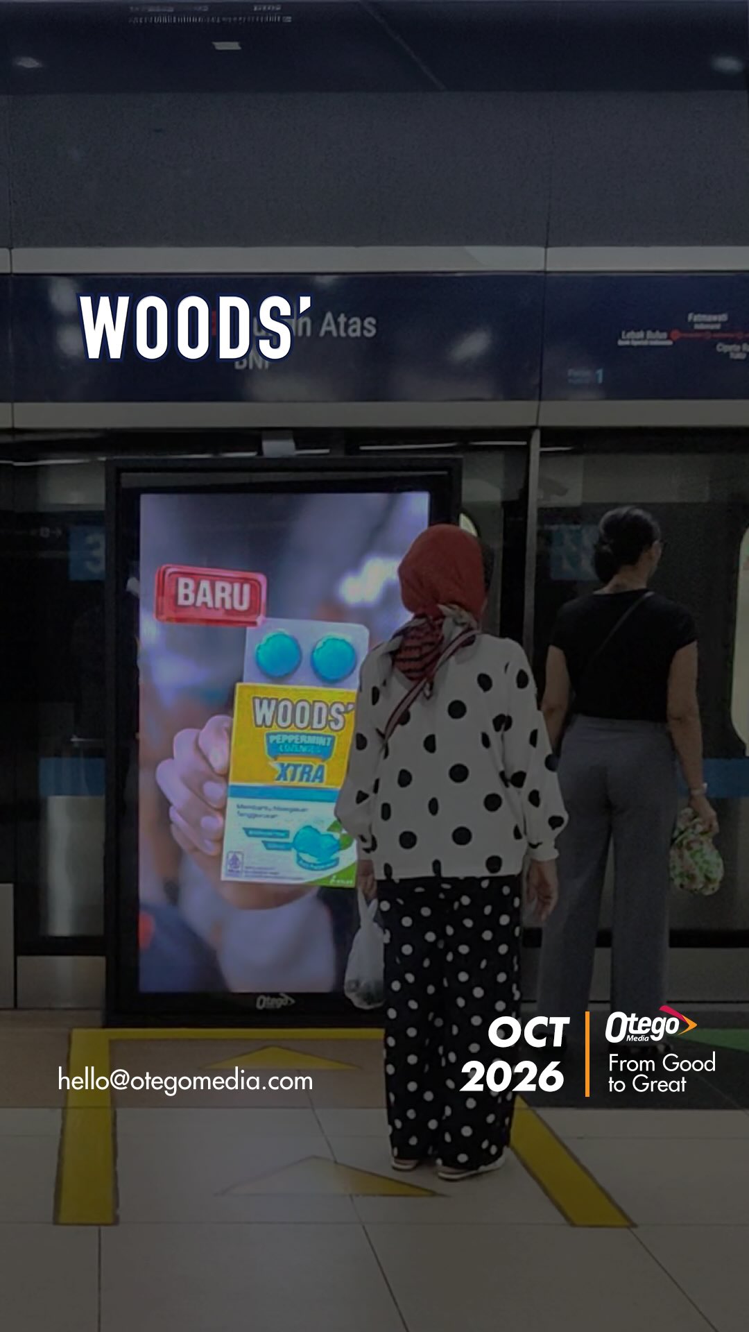 Butuh sensasi lega dan segar di tengah aktivitas perjalananmu?
Dengan sensasi peppermint yang menyegarkan, WOODS’ Peppermint Lozenges XTRA bisa bantu legain tenggorokanmu!